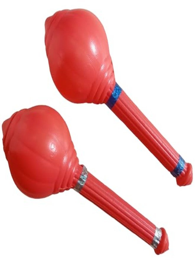 ZOKCY® (Pack of 2 Pcs) Hanuman Gada Toy for Kids/Plastic Bheem Gada Toy for Kids with Jhunjuna Sound/Bajrang Bali Hanuman /Bheem Gada for Dussehra/ Age 3.4.5.6.7.8 - Image 1